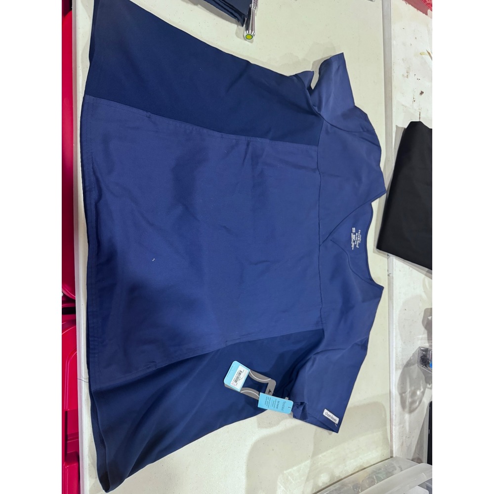 Cherokee Flexibles Navy Blue V-Neck Scrub Top 4XL NVYB New With Tags